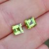 peridot 2 Peridot patrat 6 mm.