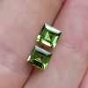 peridot 3 Peridot patrat 6 mm.