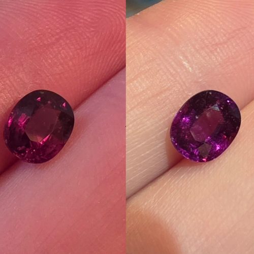 granat color-change 2.13 ct.